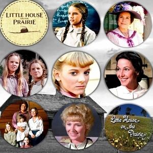 Little House On The Prairie Button Pin Set Laura Ingalls Wilder